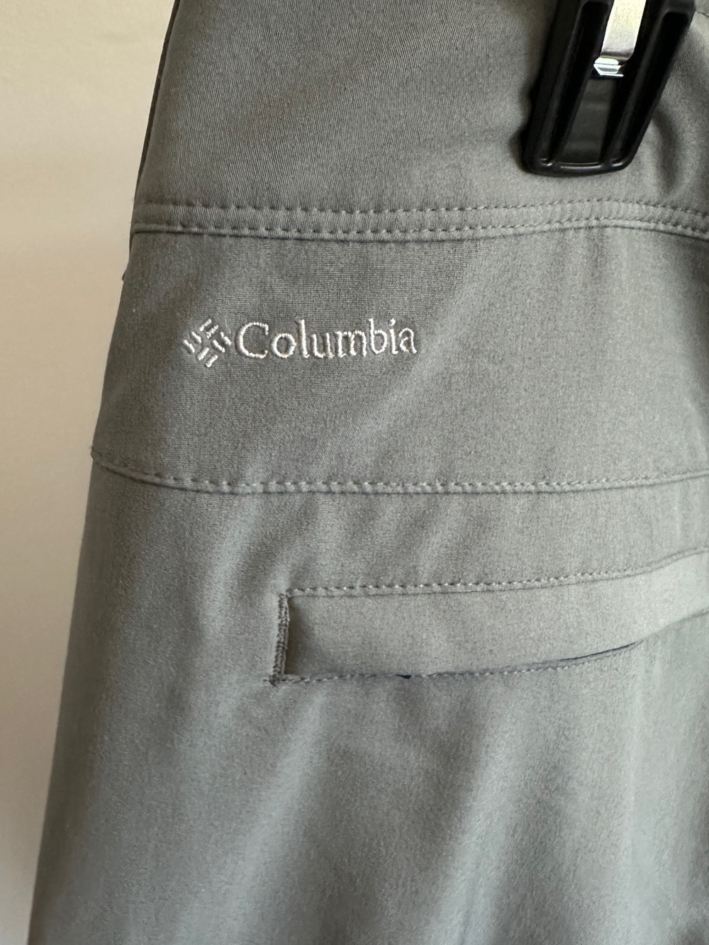 Columbia Omni-Shield Convertible Pants Grey Hiking Sz 10 Stretch - Picture 8 of 14